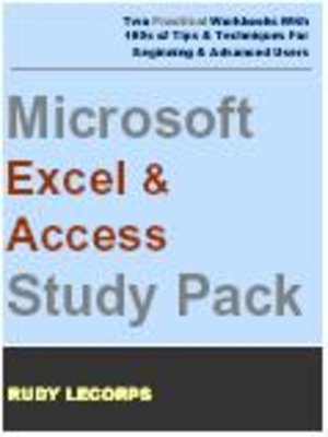 cover image of Microsoft Excel & Access Study Pack